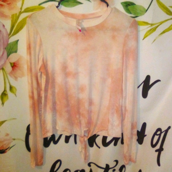 No Boundaries Tops - No boundaries-Tye-Dye Long sleeves tee medium- 7-9